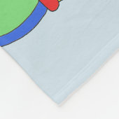 Couverture Polaire Baby Boys Colorful Train & Name Monthly Milestone (Coin)