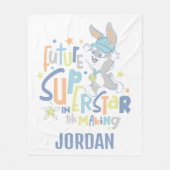 Couverture Polaire Baby BUGS BUNNY™ Future Superstar En formation (Devant)