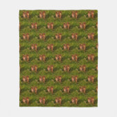 Couverture Polaire Baby Chipmunks Animal Nature Art (Devant)