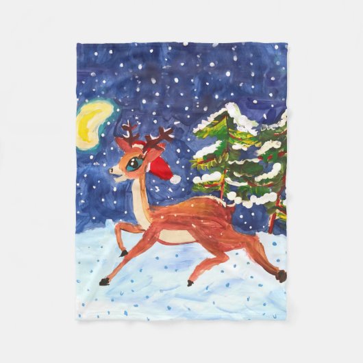 Couverture Polaire Baby Deer (Devant)