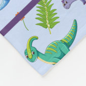 Couverture Polaire Baby Dinosaur Personnaliser Nom du garçon Fleece B (Coin)
