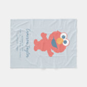Couverture Polaire Baby Elmo | Statistiques de naissance de bébé (Devant (Horizontal))