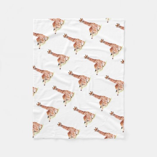 Couverture Polaire Baby Giraffe (Devant)