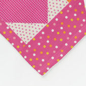 Couverture Polaire Baby Girl Alphabet Conception de surface (Coin)