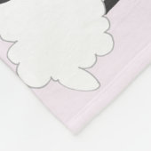 Couverture Polaire Baby Girls mignonne rose ferme tracteur animal jal (Coin)