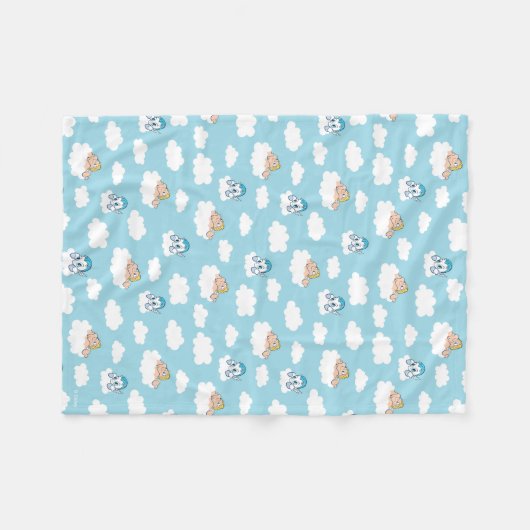 Couverture Polaire Baby Hercules and Pegasus Cloud Pattern Fleece Bla (Devant (Horizontal))