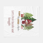 Couverture Polaire Baby It's Cold Outside Christmas Personnalisé (Devant (Horizontal))