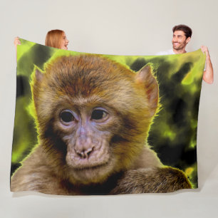 COUVERTURE POLAIRE BABY MONKEY