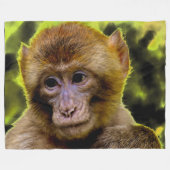 COUVERTURE POLAIRE BABY MONKEY (Devant (Horizontal))