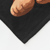 Couverture Polaire Baby monkey punch hugging  (Coin)