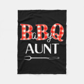 Couverture Polaire Baby Shower Aunt Bbq Party Cute Matching Family (Devant)