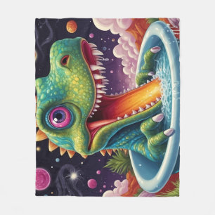 Couverture Polaire Baby shower Dino-Mite