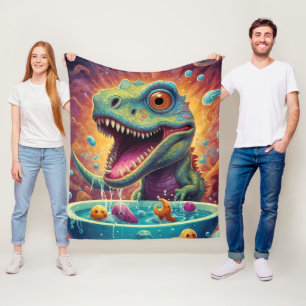 Couverture Polaire Baby shower Dino-Mite