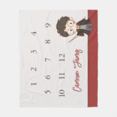 Couverture Polaire Baby shower Harry Potter simple (Devant)