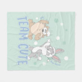 Couverture Polaire Baby TAZ™ & BUGS BUNNY™ Team Cute (Devant (Horizontal))