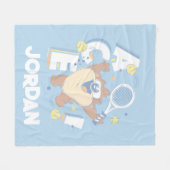 Couverture Polaire Baby TAZ™ Tennis Ace ! (Devant (Horizontal))