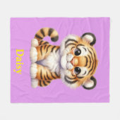 Couverture Polaire Baby Tiger (Devant (Horizontal))