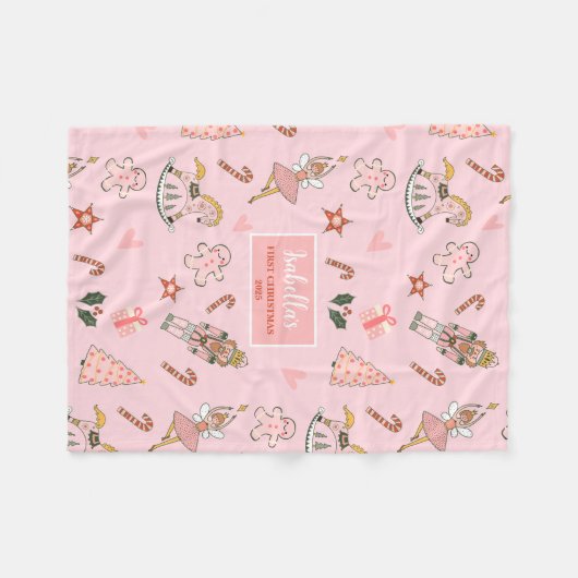 Couverture Polaire Babys First Christmas Nutcracker (Devant (Horizontal))