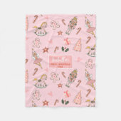 Couverture Polaire Babys First Christmas Nutcracker (Devant)
