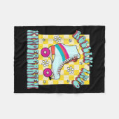 Couverture Polaire Back To School Rolling Into The Kindergarten Groov (Devant (Horizontal))