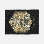 Couverture Polaire Bad Day To Be A Ske Rustic Humor Hunting Outdoor  (Devant (Horizontal))