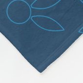 Couverture Polaire Badge Bleu Bunnyx (Coin)