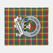 Couverture Polaire Badge Buchanan Tartan Plaid (Devant (Horizontal))