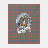 Couverture Polaire Badge de clan antique MacIntyre Tartan Plaid (Devant)