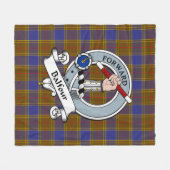 Couverture Polaire Badge De Clan Balfour Tartan Plaid (Devant (Horizontal))