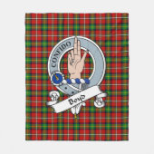 Couverture Polaire Badge De Clan Boyd Tartan Plaid (Devant)