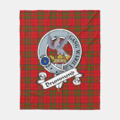 Couverture Polaire Badge De Clan Drummond Tartan Plaid (Devant)