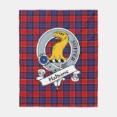 Couverture Polaire Badge De Clan Haldane Tartan Plaid (Devant)