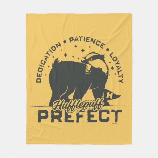 Couverture Polaire Badge de préconfiguration HUFFLEPUFF™ (Devant)