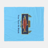 Couverture Polaire Badge du pêcheur de combat de l'Alaska (Devant (Horizontal))