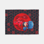 Couverture Polaire Badge rouge Ladybug (Devant (Horizontal))