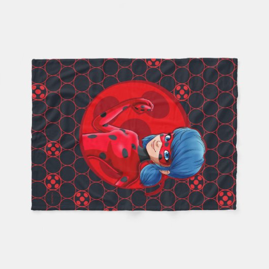 Couverture Polaire Badge rouge Ladybug (Devant (Horizontal))