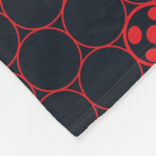 Couverture Polaire Badge rouge Ladybug (Coin)