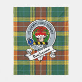 Couverture Polaire Badge Tartan Plaid (Devant)