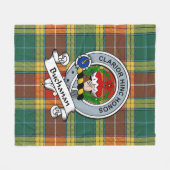 Couverture Polaire Badge Tartan Plaid (Devant (Horizontal))