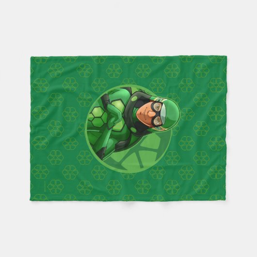 Couverture Polaire Badge vert Carapace (Devant (Horizontal))