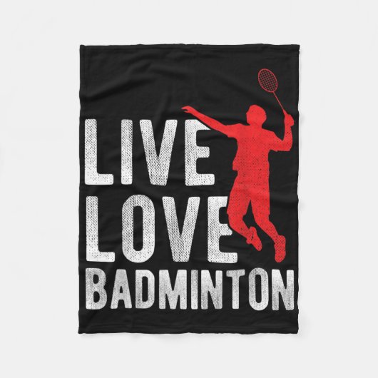 Couverture Polaire Badminton  (Devant)