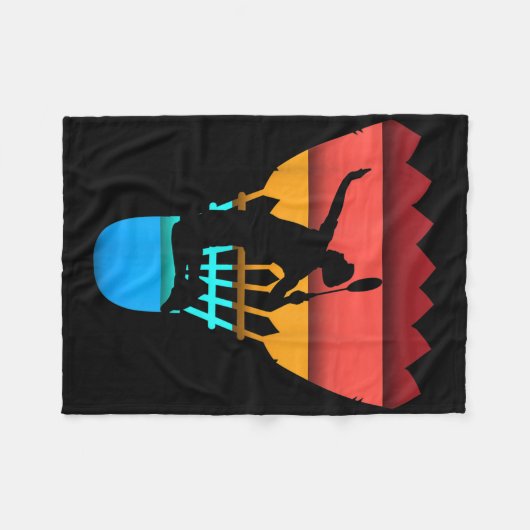 Couverture Polaire Badminton (Devant (Horizontal))