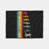 Couverture Polaire Badminton Evolution - Retro Sports Lover Shuttle (Devant (Horizontal))
