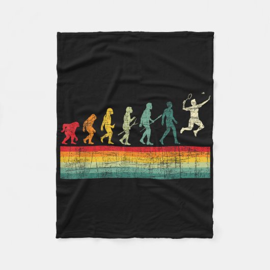Couverture Polaire Badminton Evolution - Retro Sports Lover Shuttle (Devant)