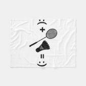 Couverture Polaire Badminton Game Shuttle Sport Badminton (Devant (Horizontal))