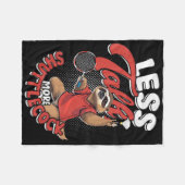 Couverture Polaire Badminton Moins Parlez Plus Navette (Devant (Horizontal))