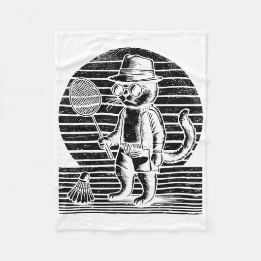 Couverture Polaire Badminton Ninja Shuttle  (Devant)