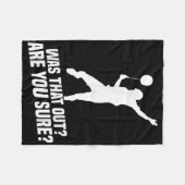 Couverture Polaire Badminton Player You Sure Shuttle Player Badminton (Devant (Horizontal))