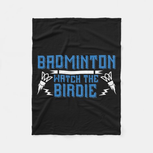 Couverture Polaire Badminton - Regardez le volant (Devant)