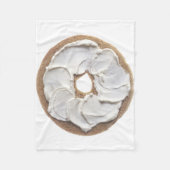 Couverture Polaire Bagel avec le fromage fondu (Devant)